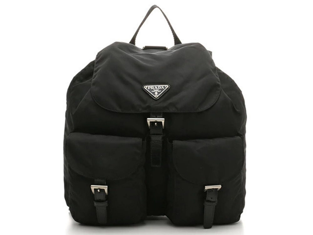 Prada bag backpack black